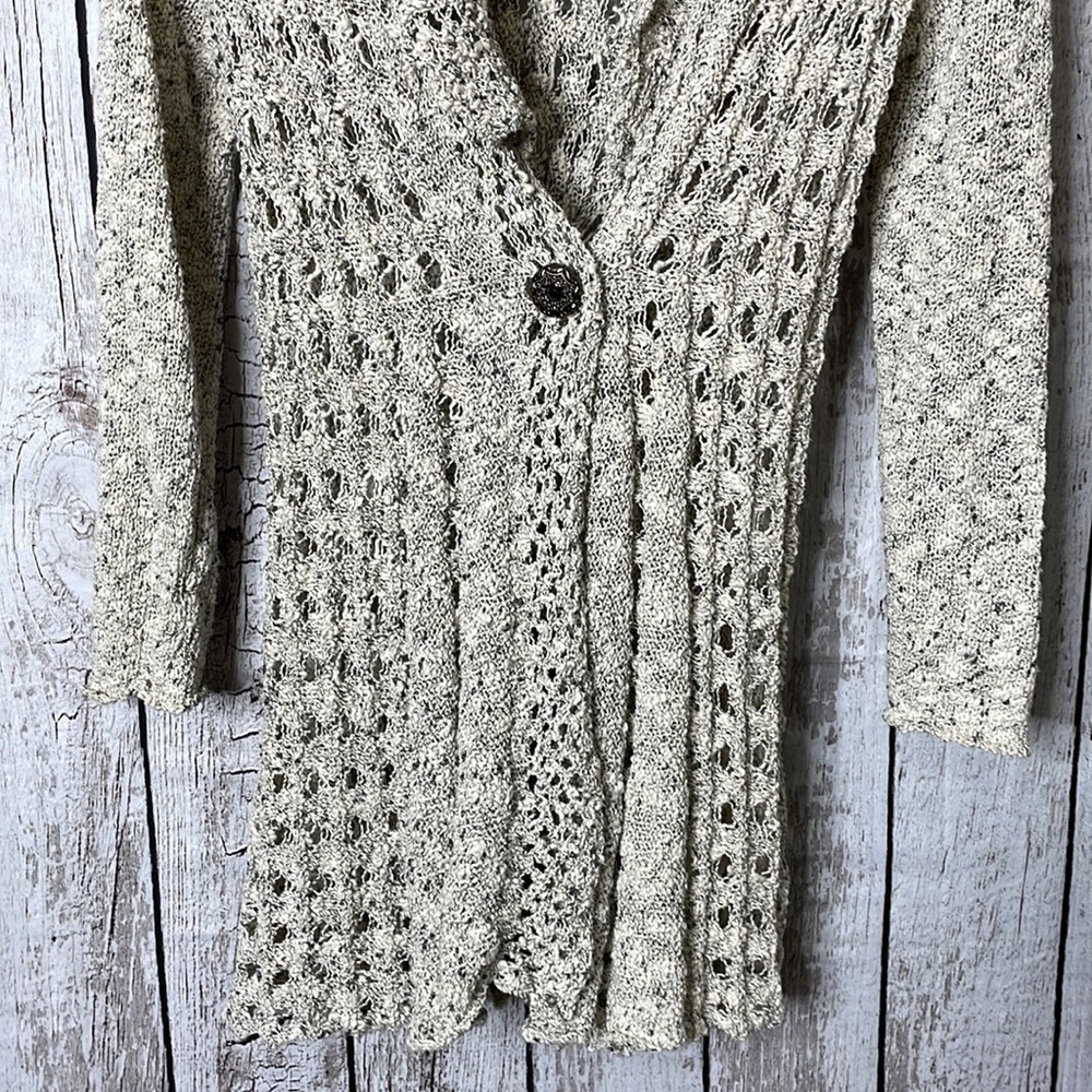 Soft Surroundings Teressa crochet cardigan. NWT. - Picture 4 of 13